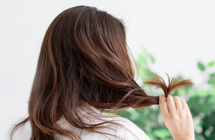 manuseie o cabelo danificado com cuidado