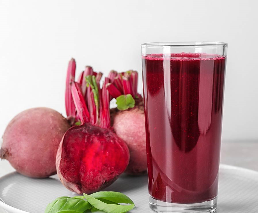 suco de beterraba para queda de cabelo