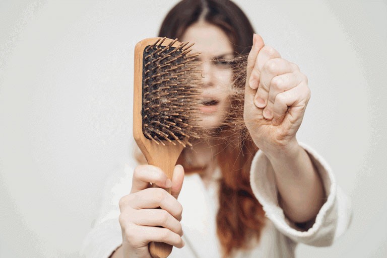 tipos de queda de cabelo