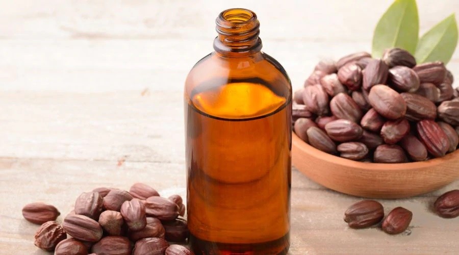 oleo de jojoba para cabelos danificados e secos